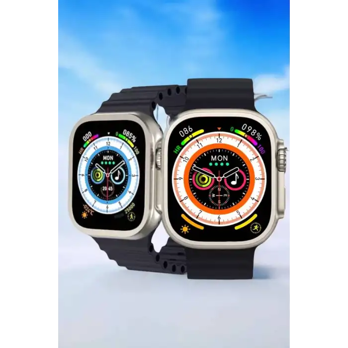 AsilTech Bluetooth Bağlantılı Nabız, Kan Basıncı, Oksijen Ölçer Akıllı Saat