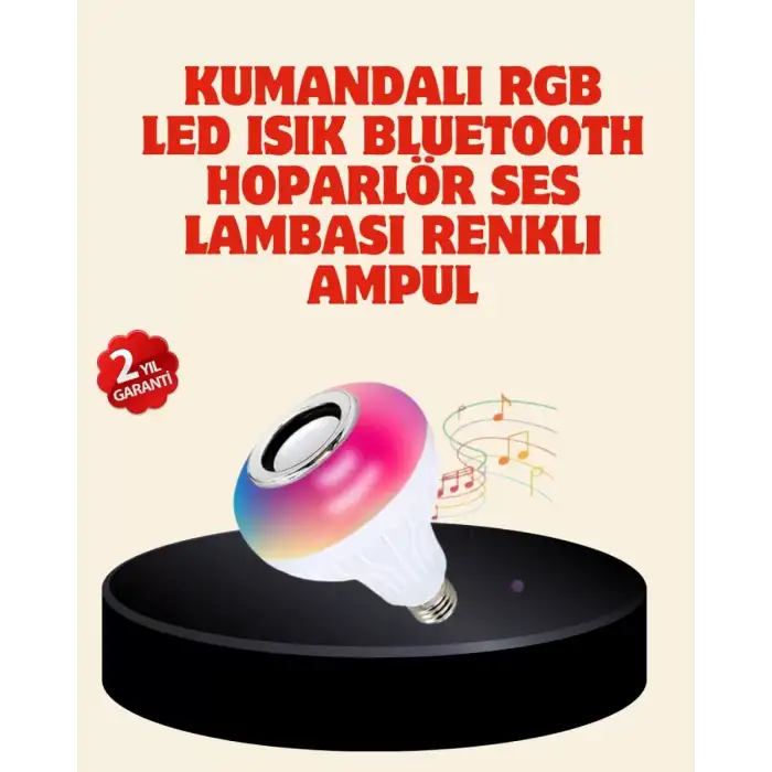 AsilTech Bluetooth Bağlantılı RGB LED Ampul – Şık ve Fonksiyonel