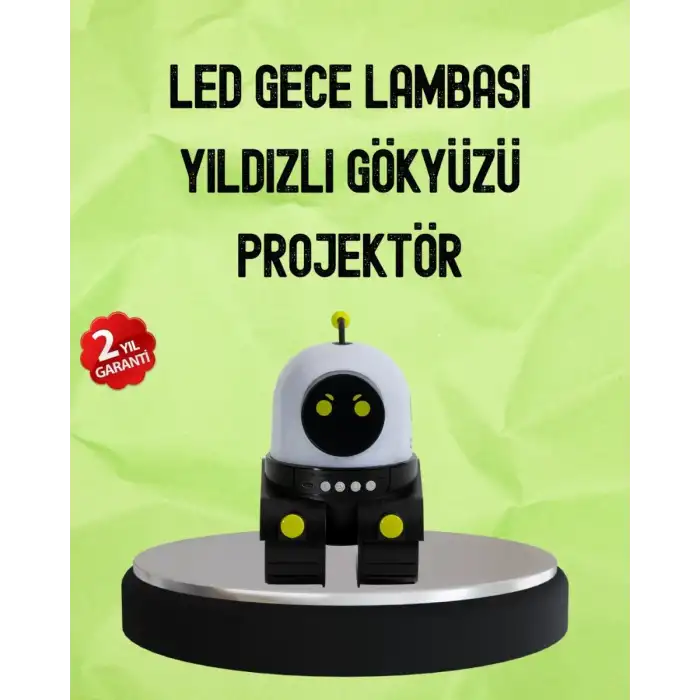 AsilTech Bluetooth Bağlantılı Yüksek Çözünürlüklü Galaksi Projektör