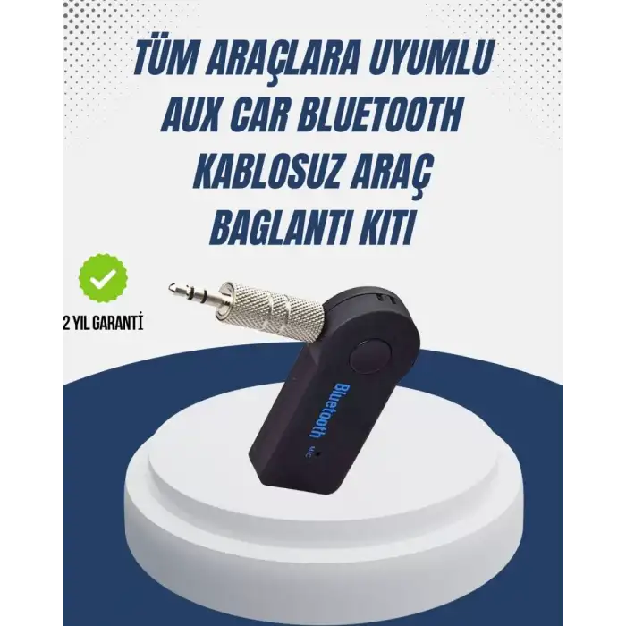 AsilTech Bluetooth Destekli AUX Müzik ve Konuşma Cihazı