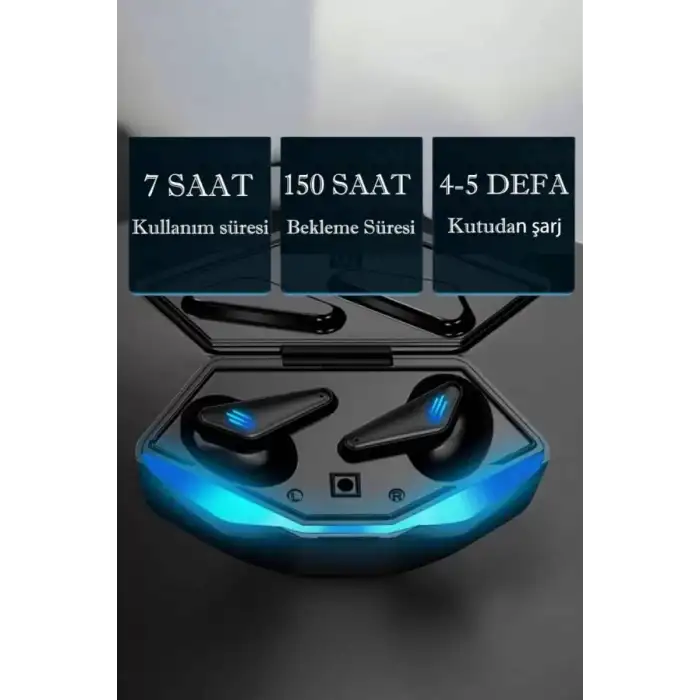 AsilTech Bluetooth Gamer Oyuncu Kulaklığı ANC Özelliği Yüksek Ses Kaliteli