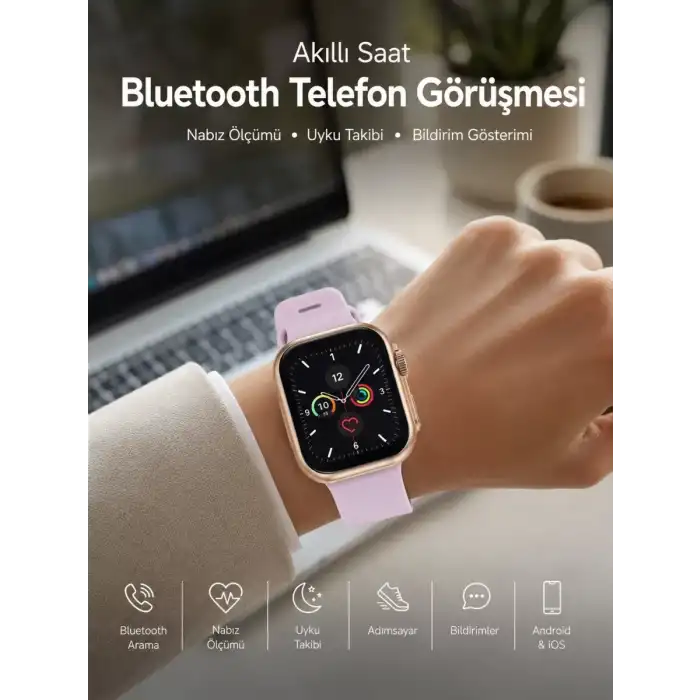 AsilTech Bluetooth Görüşmeli Akıllı Saat, Sağlık Takibi ve Akıllı Bildirim Özellikleriyle Günlük Hayatınızı Kolaylaştırır