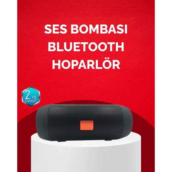 AsilTech Bluetooth Hoparlör 20W Bass Güçlü Ses USB Flash AUX Destekli