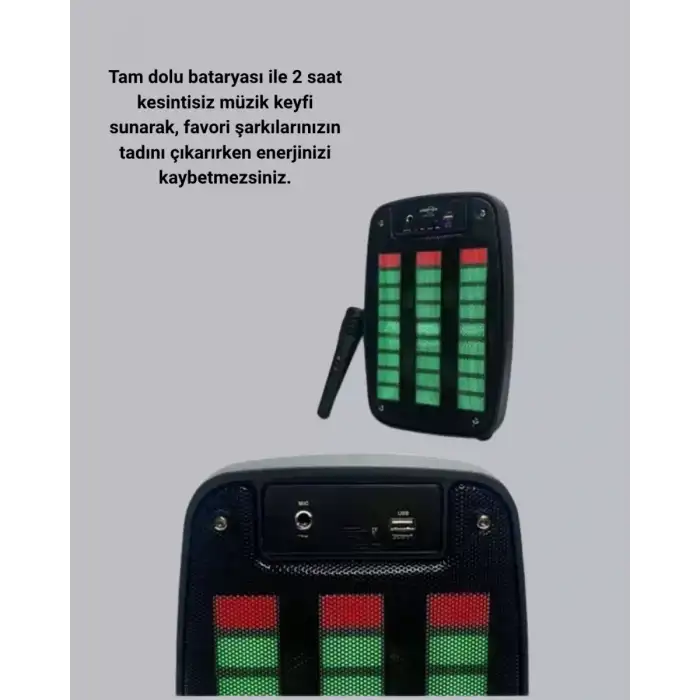 AsilTech Bluetooth Hoparlör – Kablosuz Bağlantı, 2 Saat Müzik Süresi