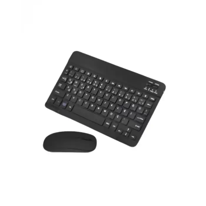 AsilTech Bluetooth Klavye Mouse Seti Taşınabilir Wireless Bilgisayar Aksesuarı