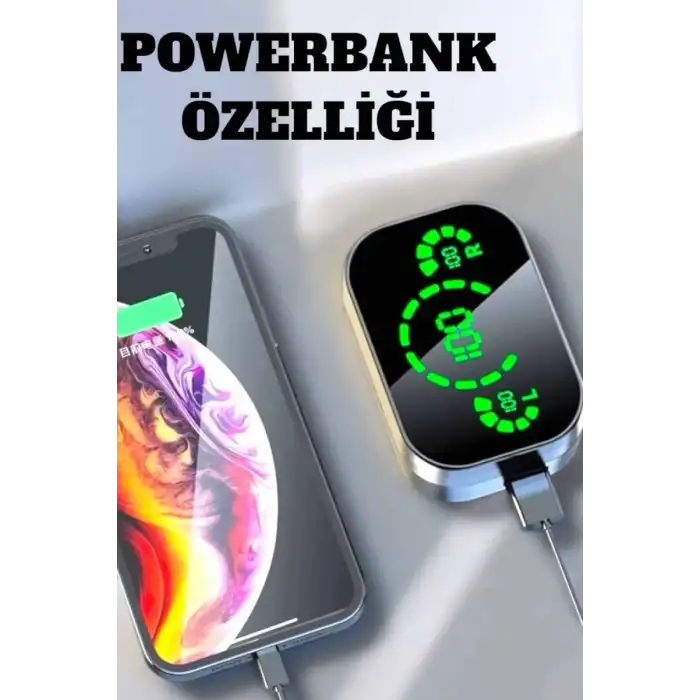 AsilTech Bluetooth Kulaklık Çift Telefon Desteği ve Suya Dayanıklı Powerbankli