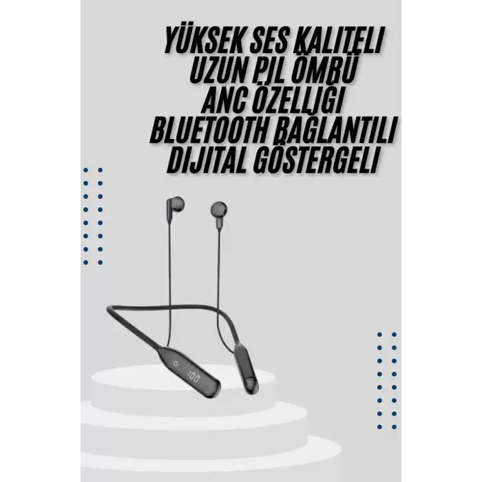 AsilTech Bluetooth Kulaklık Kablolu Android ve İOS Uyumlu ANC Özellikli 100 saat sarj
