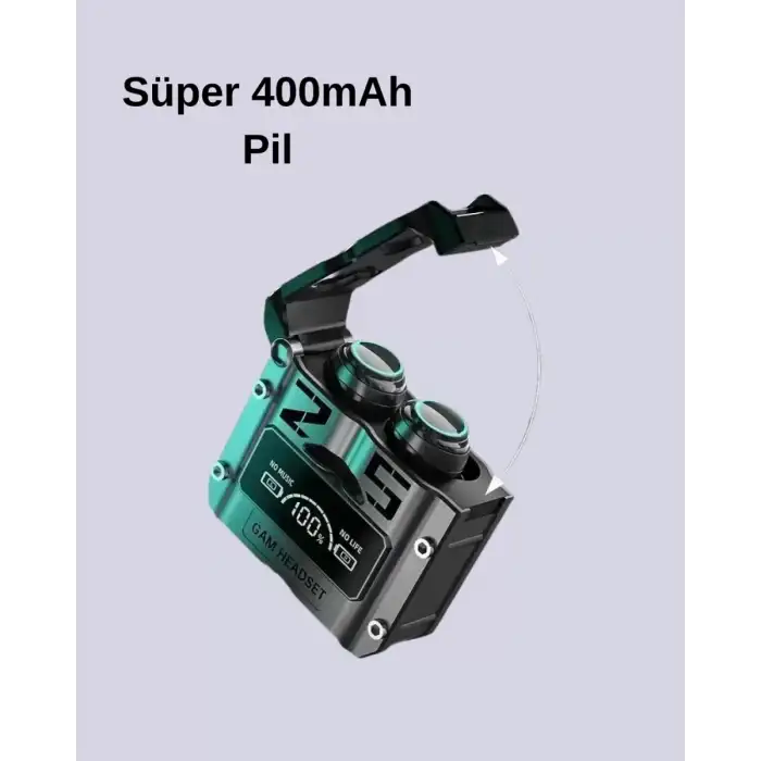 AsilTech Bluetooth Kulaklık Kablosuz ANC Gürültü Önleyici Stereo Ses