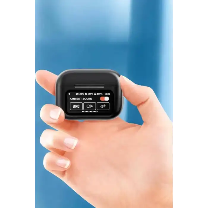 AsilTech Bluetooth Kulaklık Kablosuz Ekranlı ANC/ENC Destekli Dokunmatik