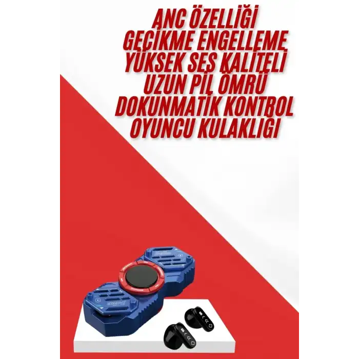 AsilTech Bluetooth Kulaklık Stres Çarkı ANC Özellikli Gaming Kulaklık