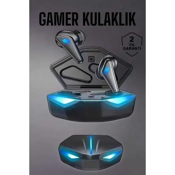 AsilTech Bluetooth Oyuncu Kulaklığı Led Işıklı Kablosuz ANC Özelliği