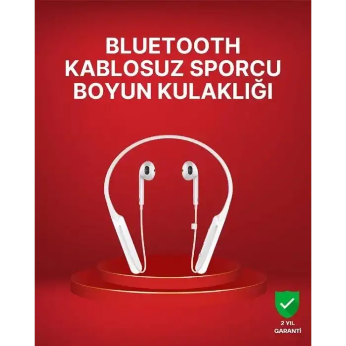 AsilTech Boyun Askılı Kablosuz Kulaklık – Uzun Süreli Batarya Performansı