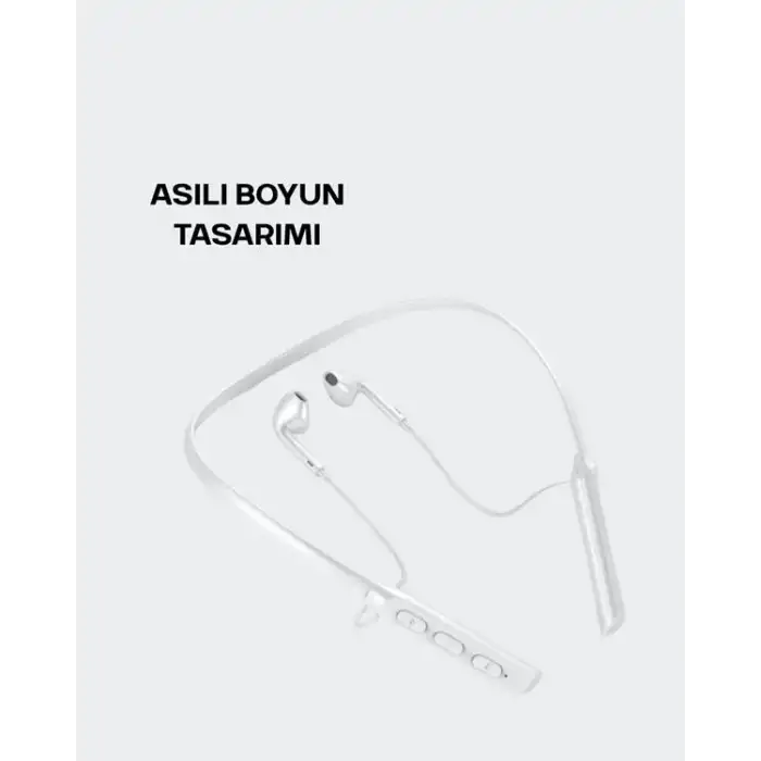 AsilTech Boyun Askılı Kulaklık – 100 Saat Kullanım Süresi, Ergonomik Tasarım