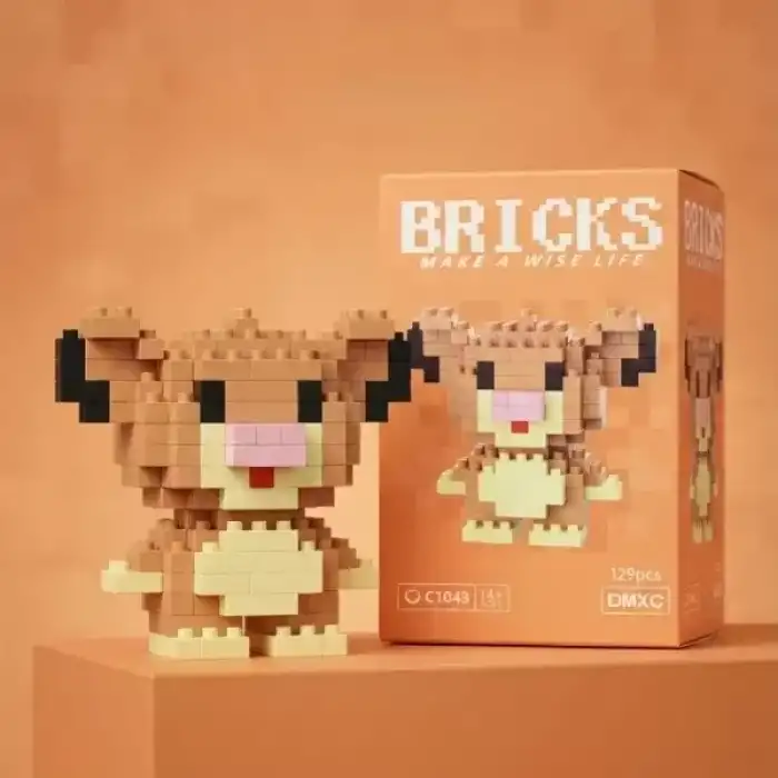 AsilTech Bricks Aslan Kral Simba Mini Lego Figürü