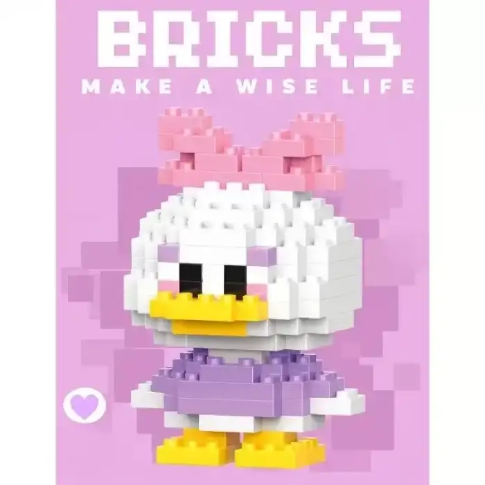 AsilTech Bricks Daisy Duck Mini Lego Figürü