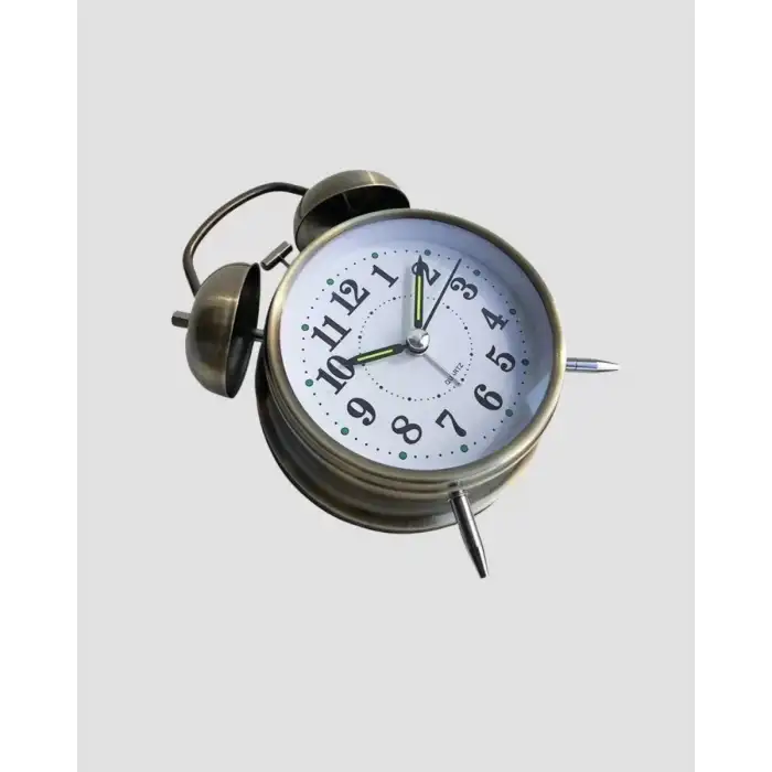 AsilTech Bronz Metal Masa Saati