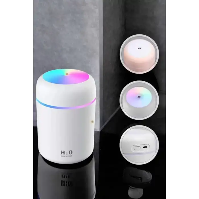 AsilTech Buharlı Hava Nemlendirici Aromaterapi Renk Değiştirilebilir