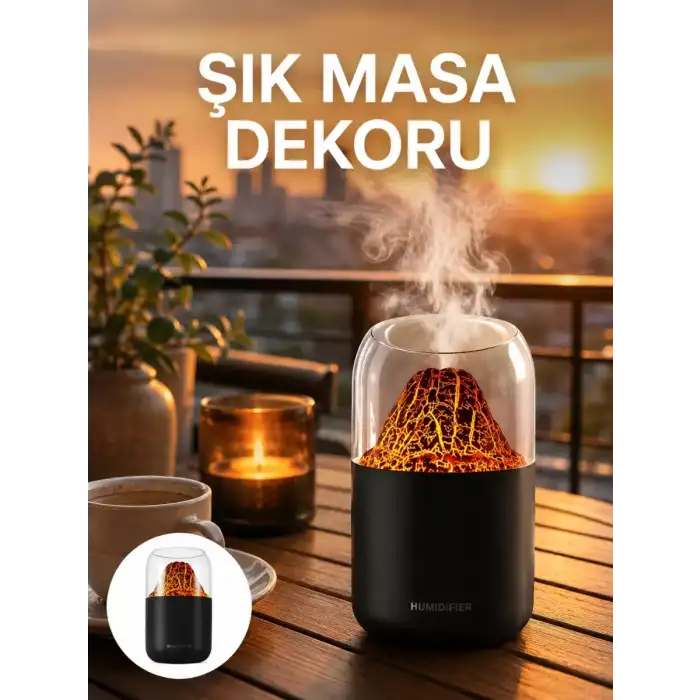 AsilTech Büyük Kapasiteli Aromaterapi Cihazı – 280 ml Su Haznesi Yeni Nesil