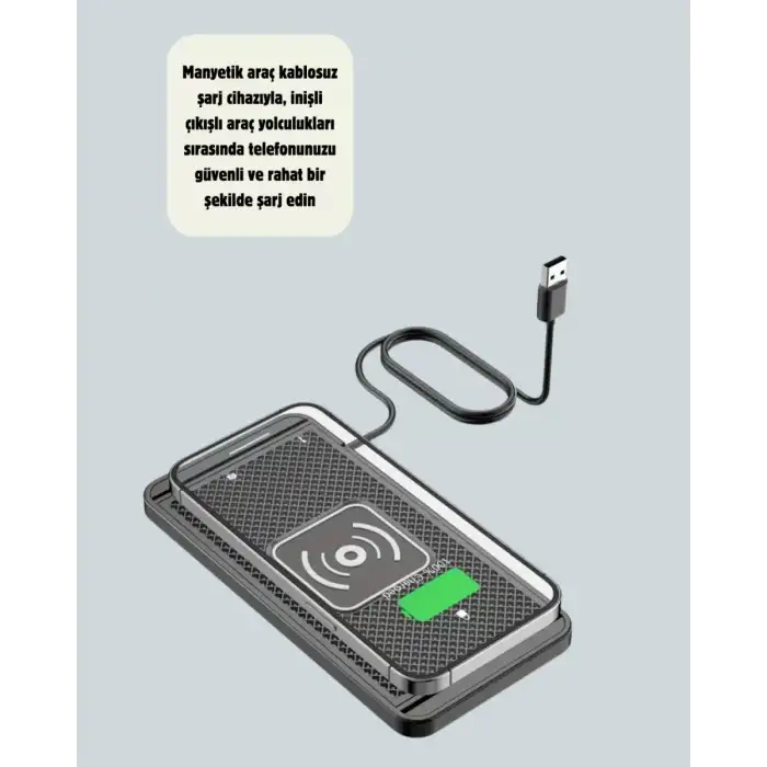 AsilTech C9 Manyetik Kablosuz Şarj Ped