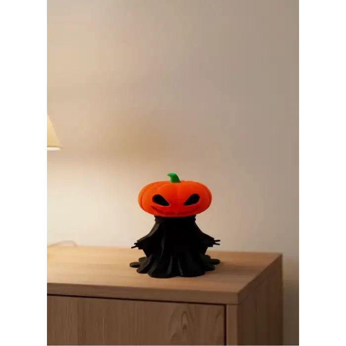 AsilTech Cadılar Bayramı Temalı Balkabağı Figür 9cm Dekor Objesi