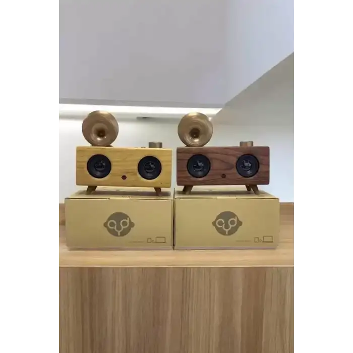 AsilTech Çalar Radyo Müzik Kutusu Nostaljik Hoparlör Speaker
