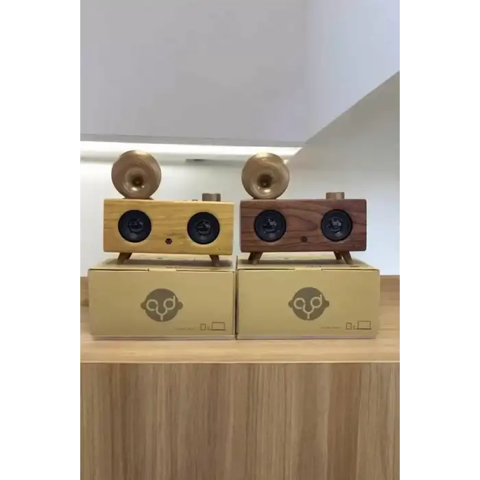 AsilTech Çalar Radyo Müzik Kutusu Nostaljik Hoparlör Speaker