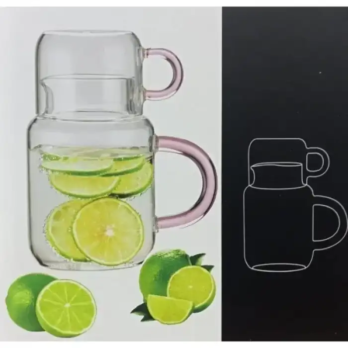 AsilTech Cam Bardak Sürahi