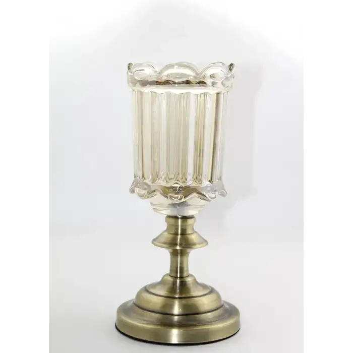 AsilTech Cam Şamdan Tekli Model 5