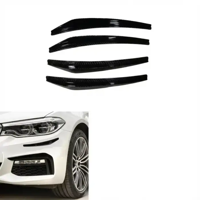 AsilTech Çamurluk Ağzı Kabartma Ventil Siyah 4 Parça Point