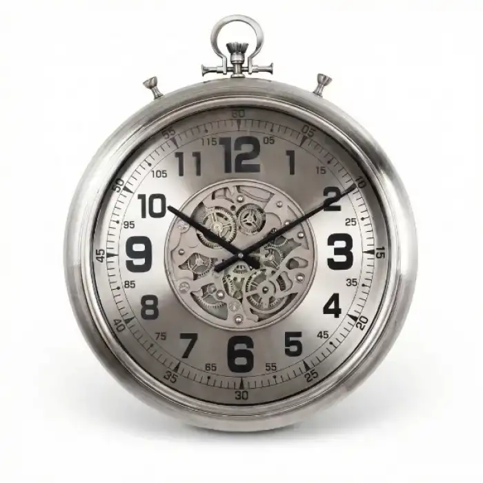 AsilTech Çarklı Duvar Saati 52 cm