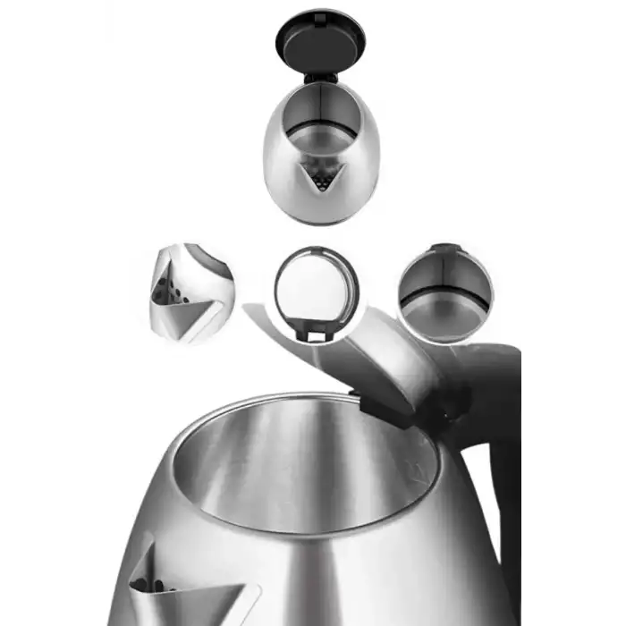 AsilTech Çelik Su Isıtıcı Kettle Dayanıklı Paslanmaz Çelik Uzun Ömürlü