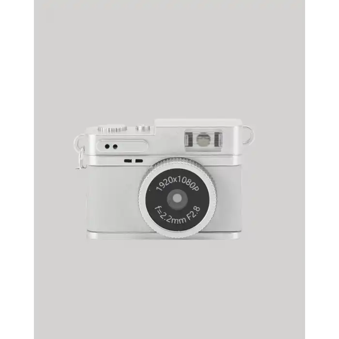 AsilTech Cep Boy Vintage Dijital Kamera LED Destekli Full HD Video