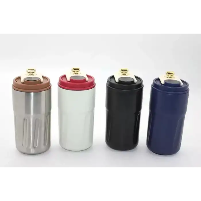 AsilTech Charm Detaylı Ve Derece Göstergeli Vakumlu Mug Termos Bardak 480 ml