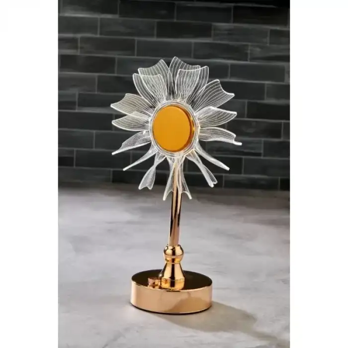 AsilTech Çiçek Tasarımlı LED Masa Lambası