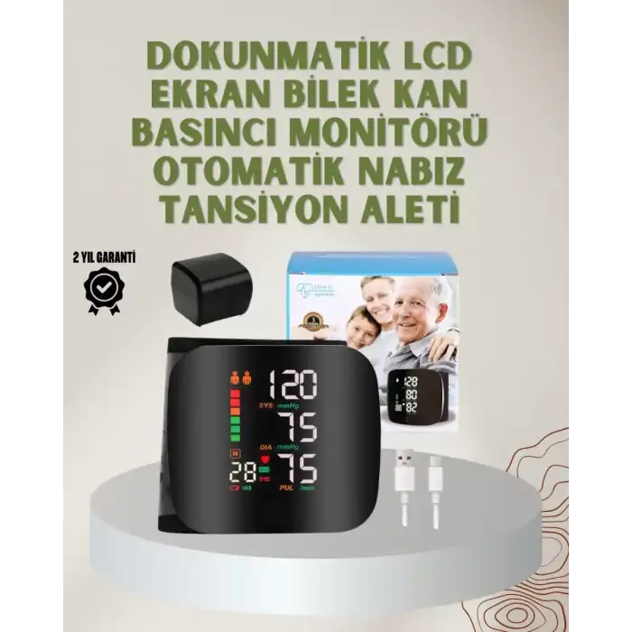 AsilTech Çift Kullanıcı Hafızalı Tansiyon Ölçer