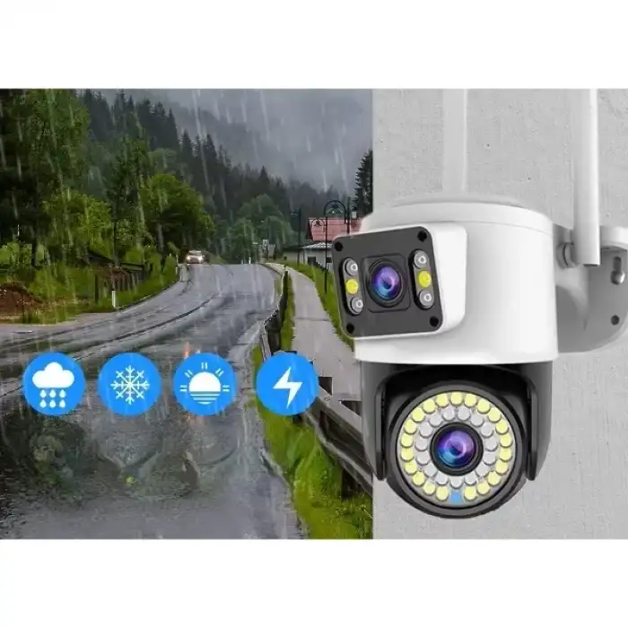 AsilTech Çift Lensli Dış Mekan Wi-Fi Kamera