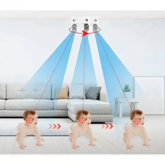 AsilTech Çift Lensli İç Mekan Wi-Fi Kamera