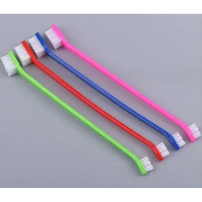 AsilTech ÇIFT TARAFLI HAYVAN DIŞ FİRÇASI 4 LÜ SET