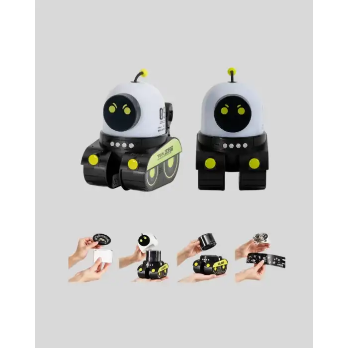 AsilTech Çocuk Odası İçin Müzikli ve Işıklı Robot Projektör