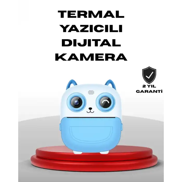 AsilTech Çocuklar İçin Anında Baskı Dijital Kamera 48MP Full HD