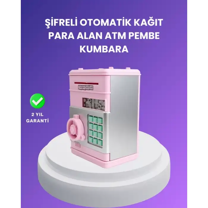 AsilTech Çocuklar İçin Eğitici Elektronik Şifreli Kumbara