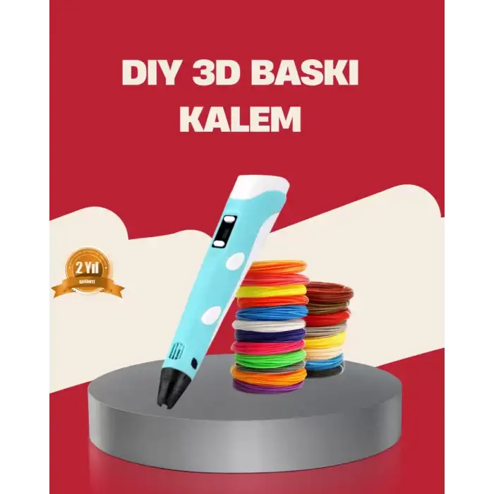 AsilTech Çocuklar İçin Güvenli 3D Yazıcı Kalem