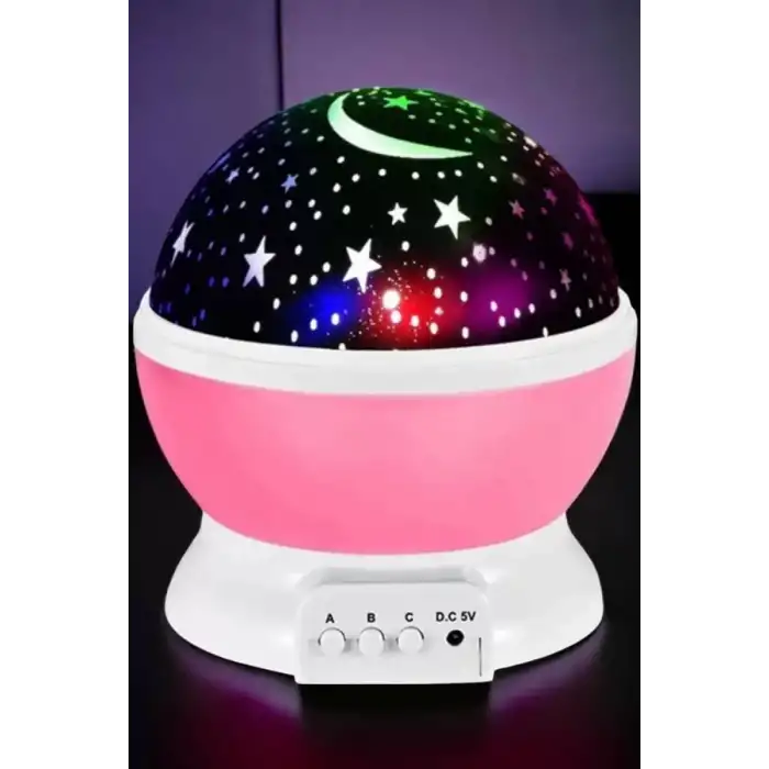 AsilTech Çocuklara Özel Yıldızlı Gece Lambası