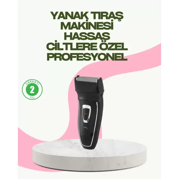 AsilTech Darbelere Dayanıklı Kablosuz Erkek Tıraş Aleti