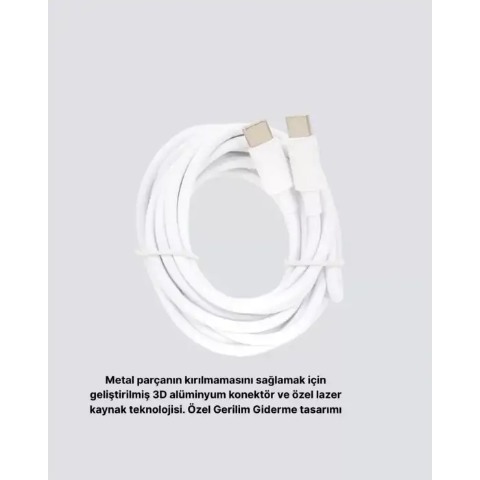 AsilTech Dayanıklı Dış Kaplamalı 30W 5.0A Type-C Hızlı Şarj ve Data Kablosu