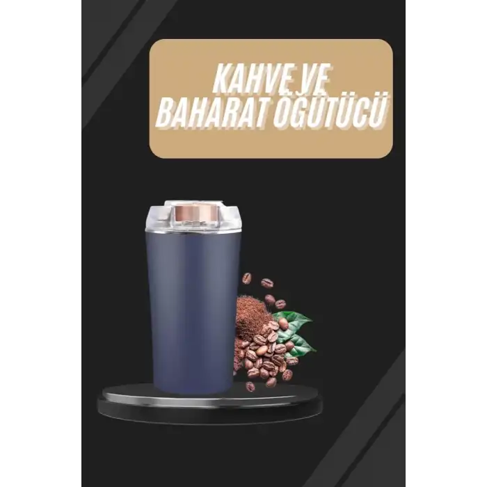 AsilTech Dayanıklı Paslanmaz Çelik Kolay Kullanım Kahve Ve Baharat Öğütücü