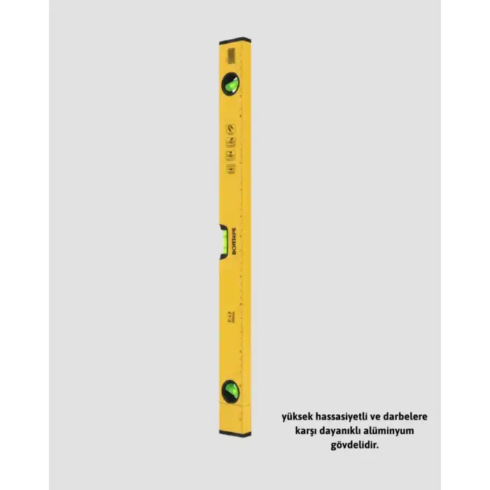 AsilTech Dayanıklı Plastik Gövdeli 600 mm Su Terazisi Yeni Nesil