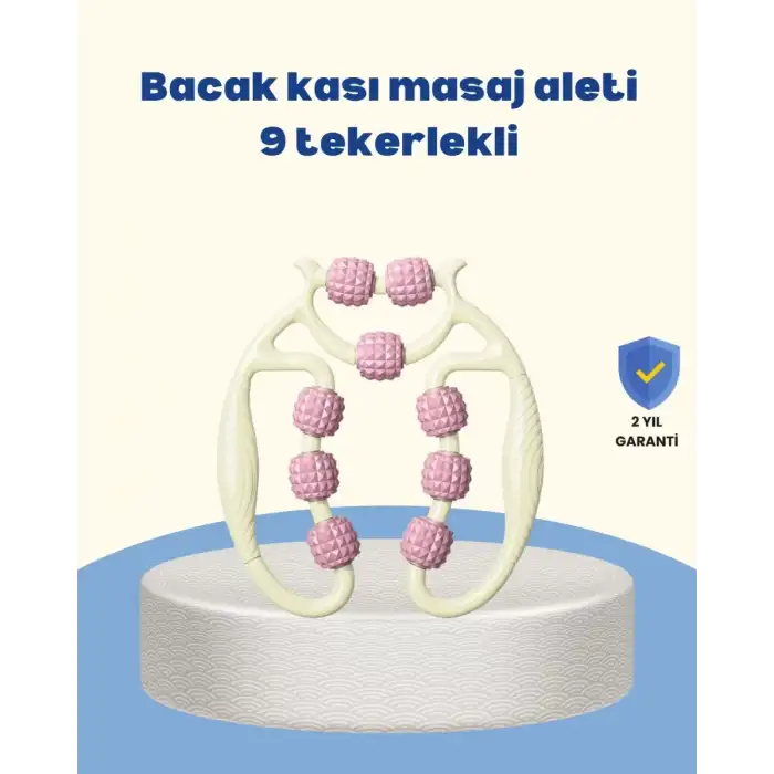 AsilTech Dayanıklı Plastik Kas Masaj Rulosu Selülit Karşıtı