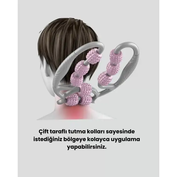 AsilTech Dayanıklı Plastik Kas Masaj Rulosu Selülit Karşıtı