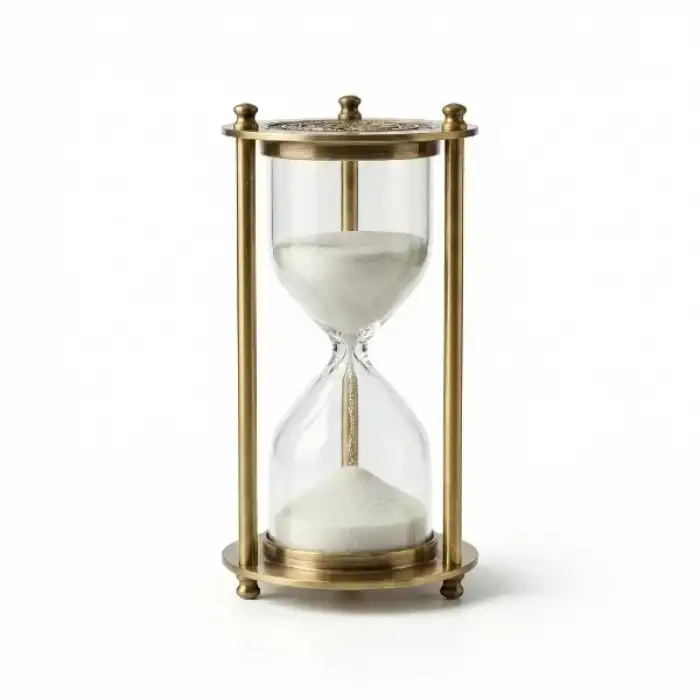 AsilTech Dekoratif Cam Kum Saati 7x14 cm